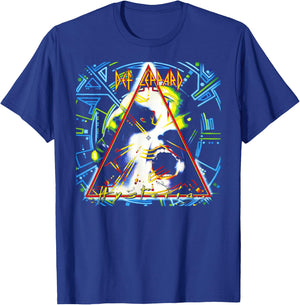 Def Leppard - Hysteria Album Short Sleeve T-Shirt - T-Shirt | Royal