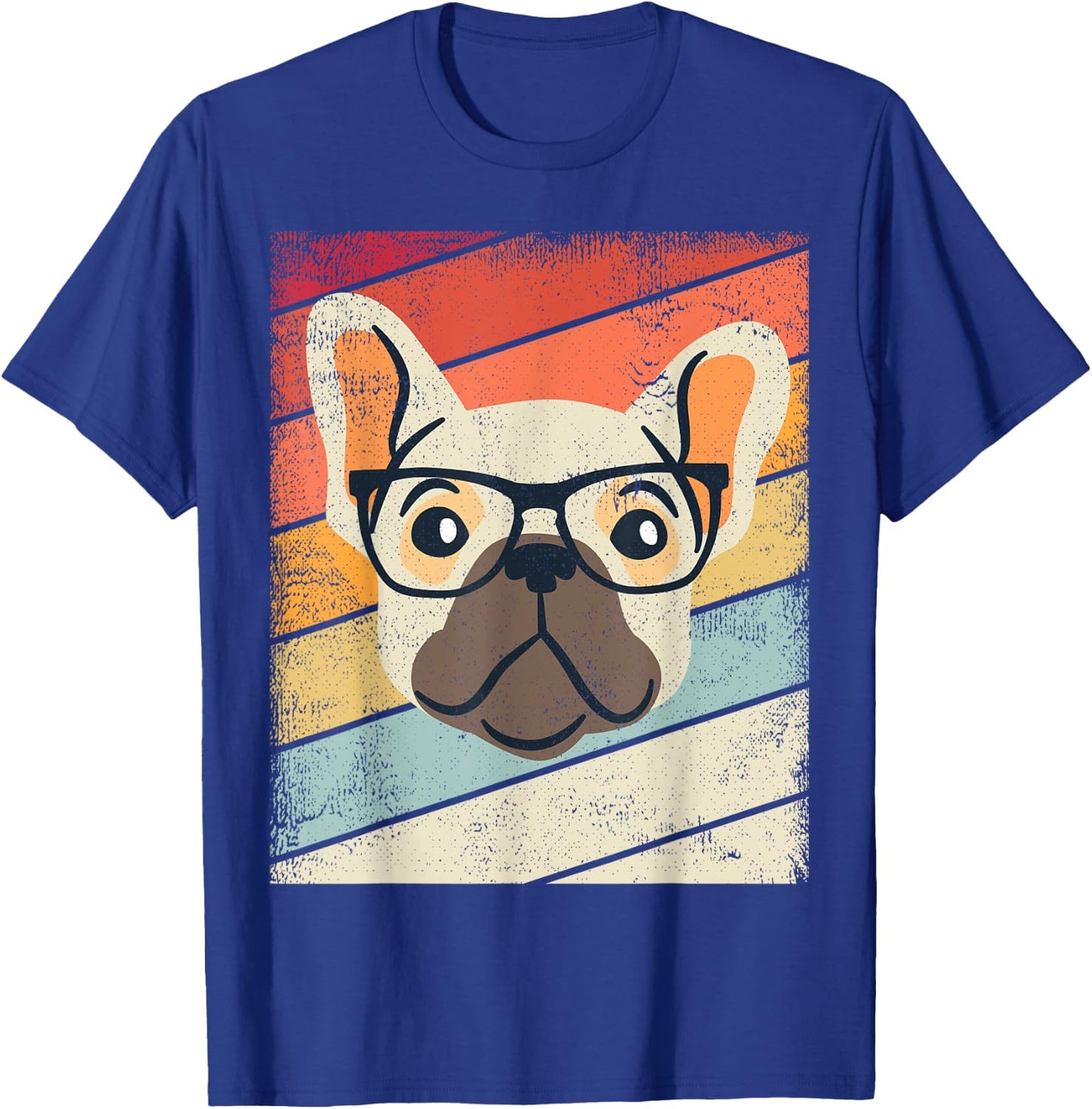 Vintage Dog Reading Glasses Retro Graphic Gift Kids, Youth T-Shirt - T-Shirt | Royal