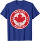 Winnipeg Manitoba Canada Maple Leaf Sign Distressed Print T-Shirt - T-Shirt | Royal