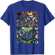 Vintage Botanical Butterfly Species Vintage Butterflies T-Shirt - T-Shirt | Royal