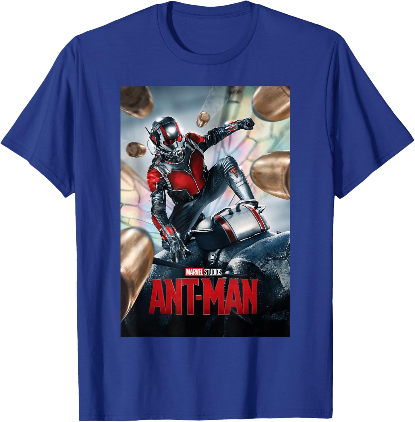 Marvel Studios Ant-Man Movie Poster T-Shirt - T-Shirt | Royal