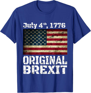 Original Brexit USA July 4th 1776, British, European Union Men T-Shirt - T-Shirt | Royal