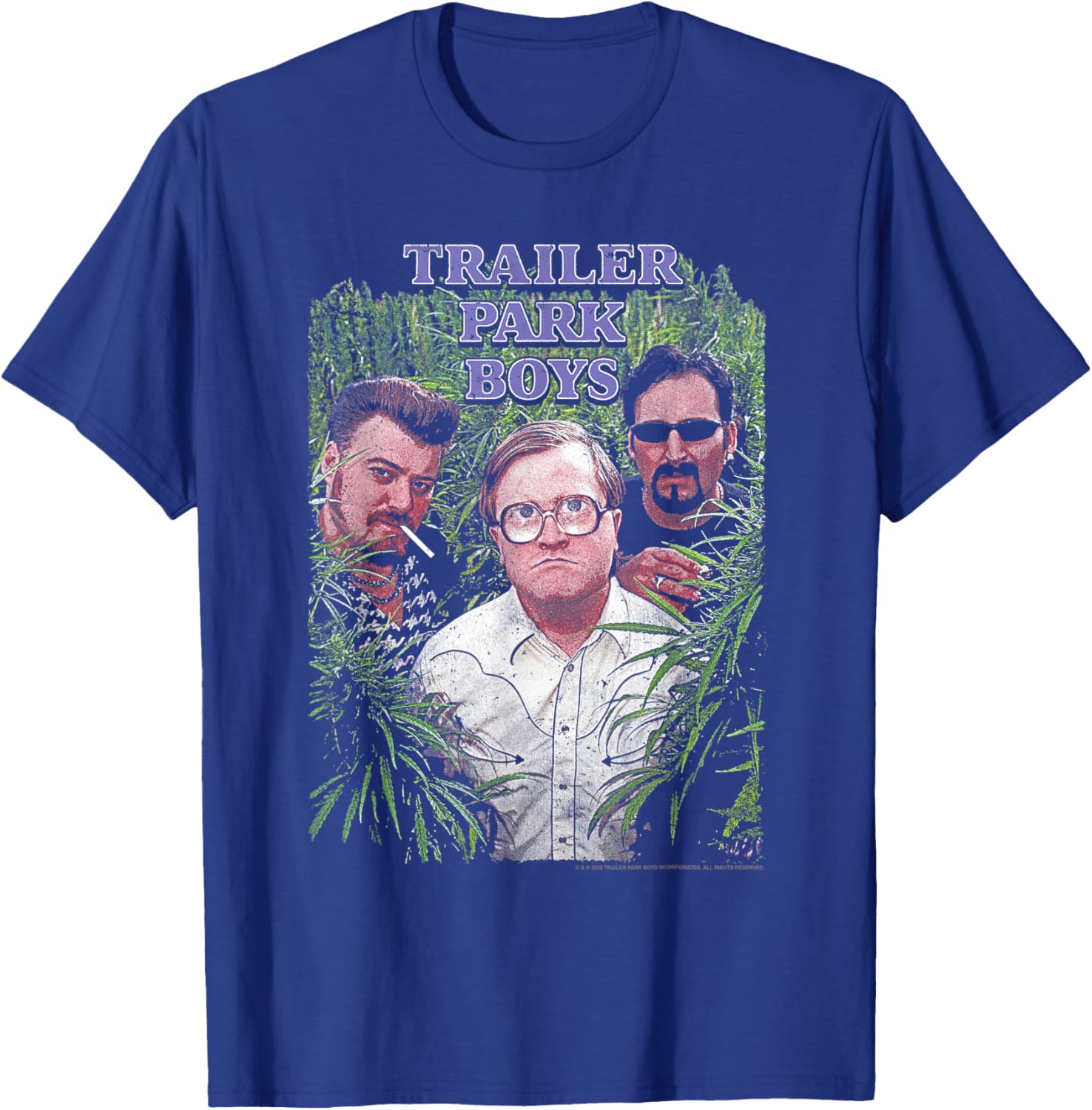 Trailer Park Boys in the Grass Group Photo Funny TV Show T-Shirt - T-Shirt | Royal