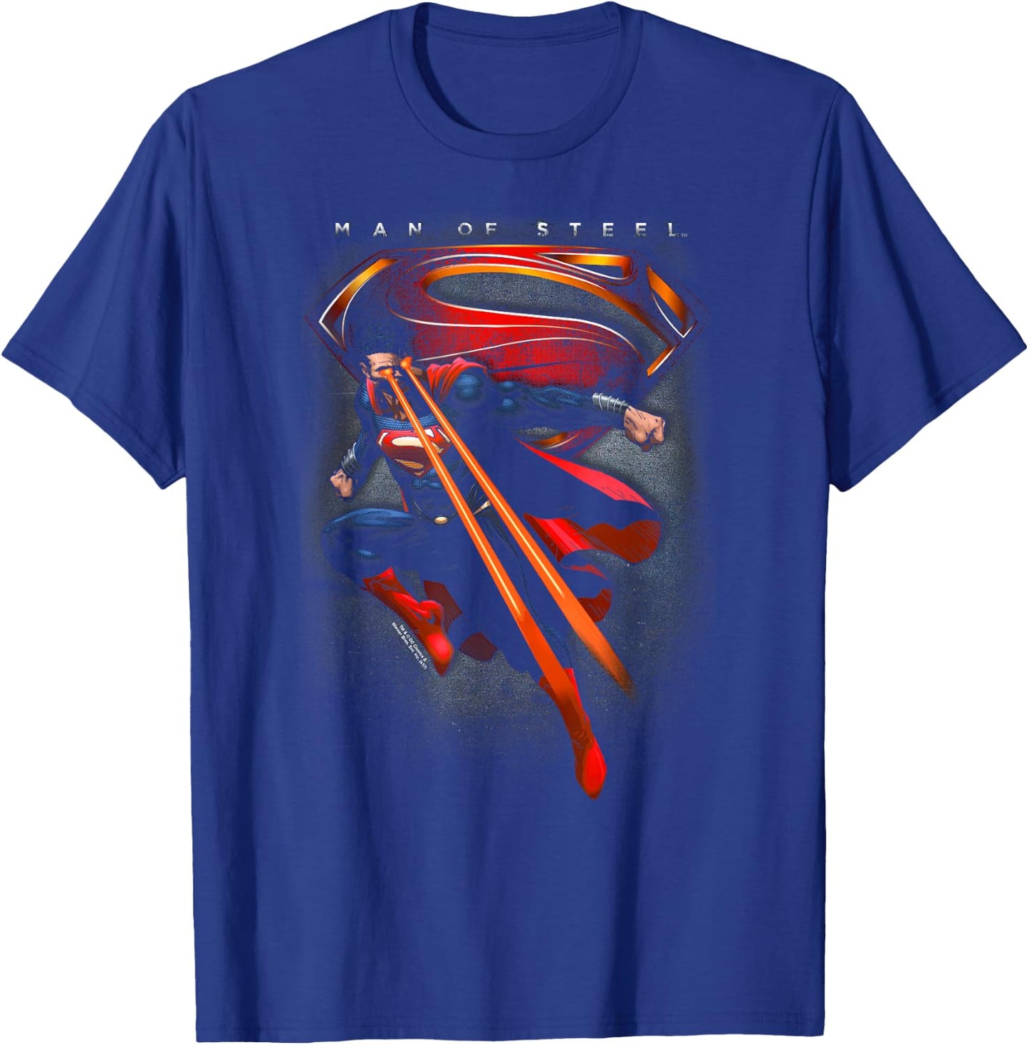 Superman Man of Steel Symbolic Superman T-Shirt - T-Shirt | Royal