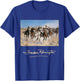 Western Cowboys on Horses by Frederic Remington T-Shirt - T-Shirt | Royal