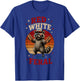 Preppy Red White and Feral Raccoon 4th of July Men Women Kid T-Shirt - T-Shirt | Royal