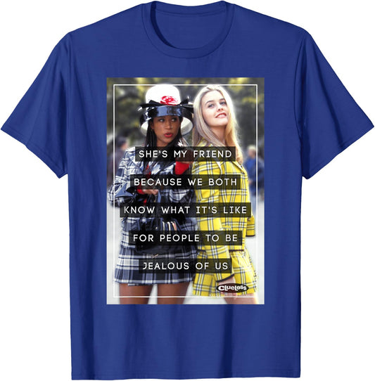 Clueless Cher & Dionne She's My Friend Graphic T-Shirt - T-Shirt | Royal