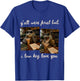 Funny Y'all were Feral But I Low Key Love You Retro Teacher T-Shirt - T-Shirt | Royal