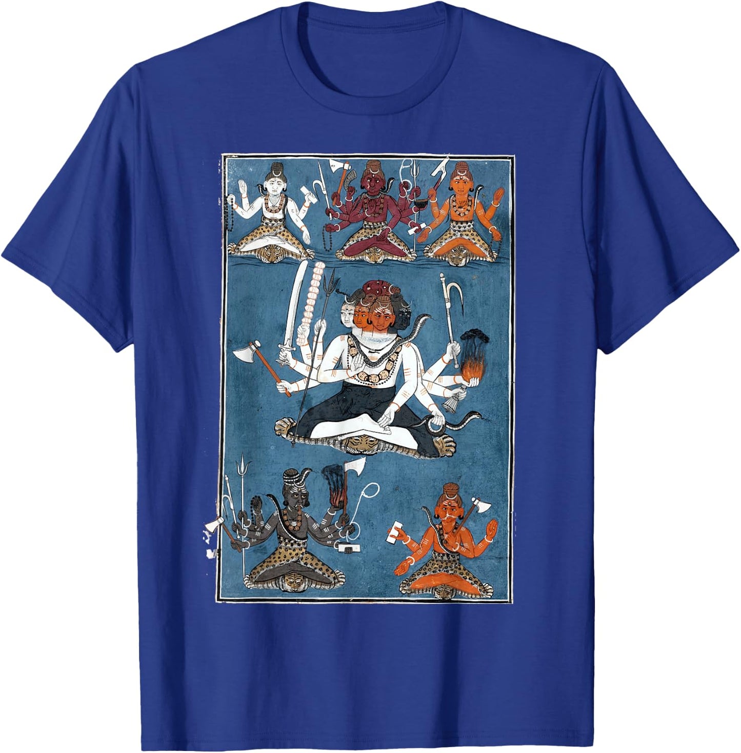 Hindu Shiva Yoga Meditation Mandala T-Shirt - T-Shirt | Royal