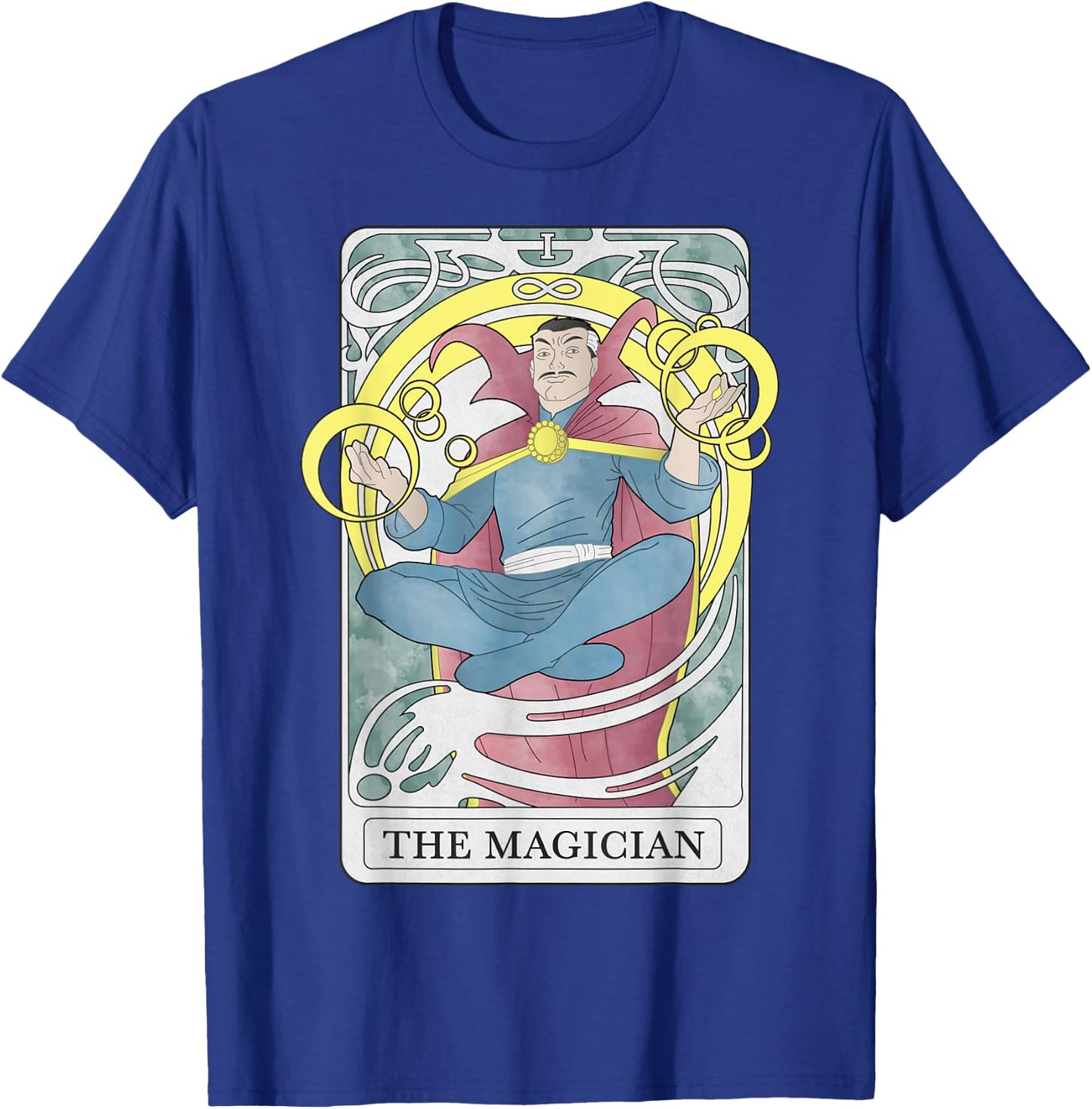 Marvel Doctor Strange Magician Nouveau Tarot Card T-Shirt - T-Shirt | Royal