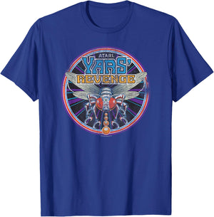 Atari Yars Revenge Arcade Video Game T-Shirt - T-Shirt | Royal