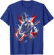 abe Lincoln Playing Guitar USA Flag 4th July Lincoln Guitar T-Shirt - T-Shirt | Royal