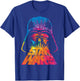 Star Wars Darth Vader Tie Dye Helmet Graphic Z1 T-Shirt - T-Shirt | Royal