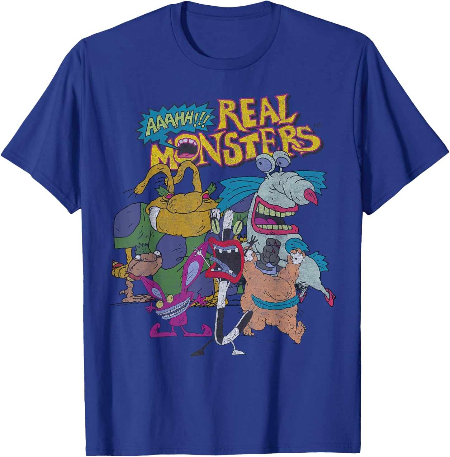 AAAHH Real Monsters Character Cast T-Shirt - T-Shirt | Royal