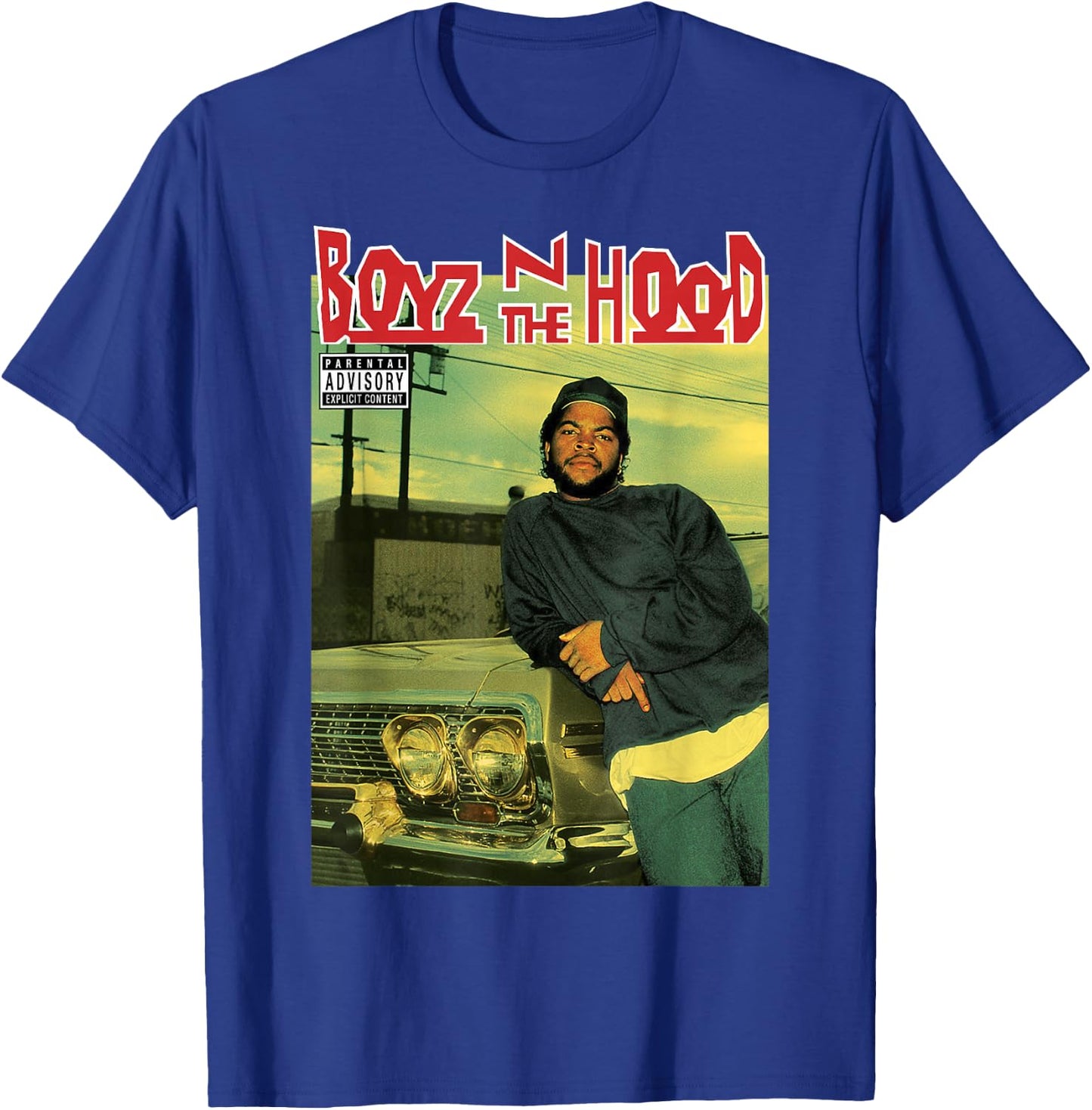 Boyz N The Hood Darrin Doughboy Album Cover Logo Small T-Shirt - T-Shirt | Royal