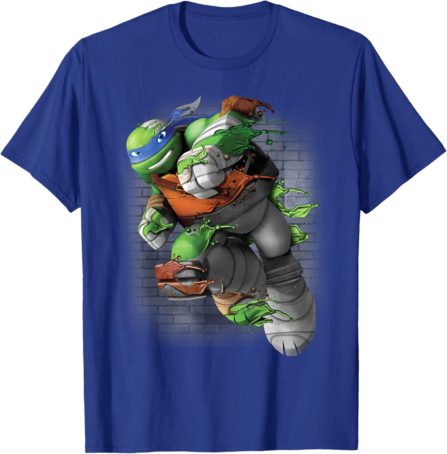 Teenage Mutant Ninja Turtles Leonardo Liquid Green T-Shirt - T-Shirt | Royal