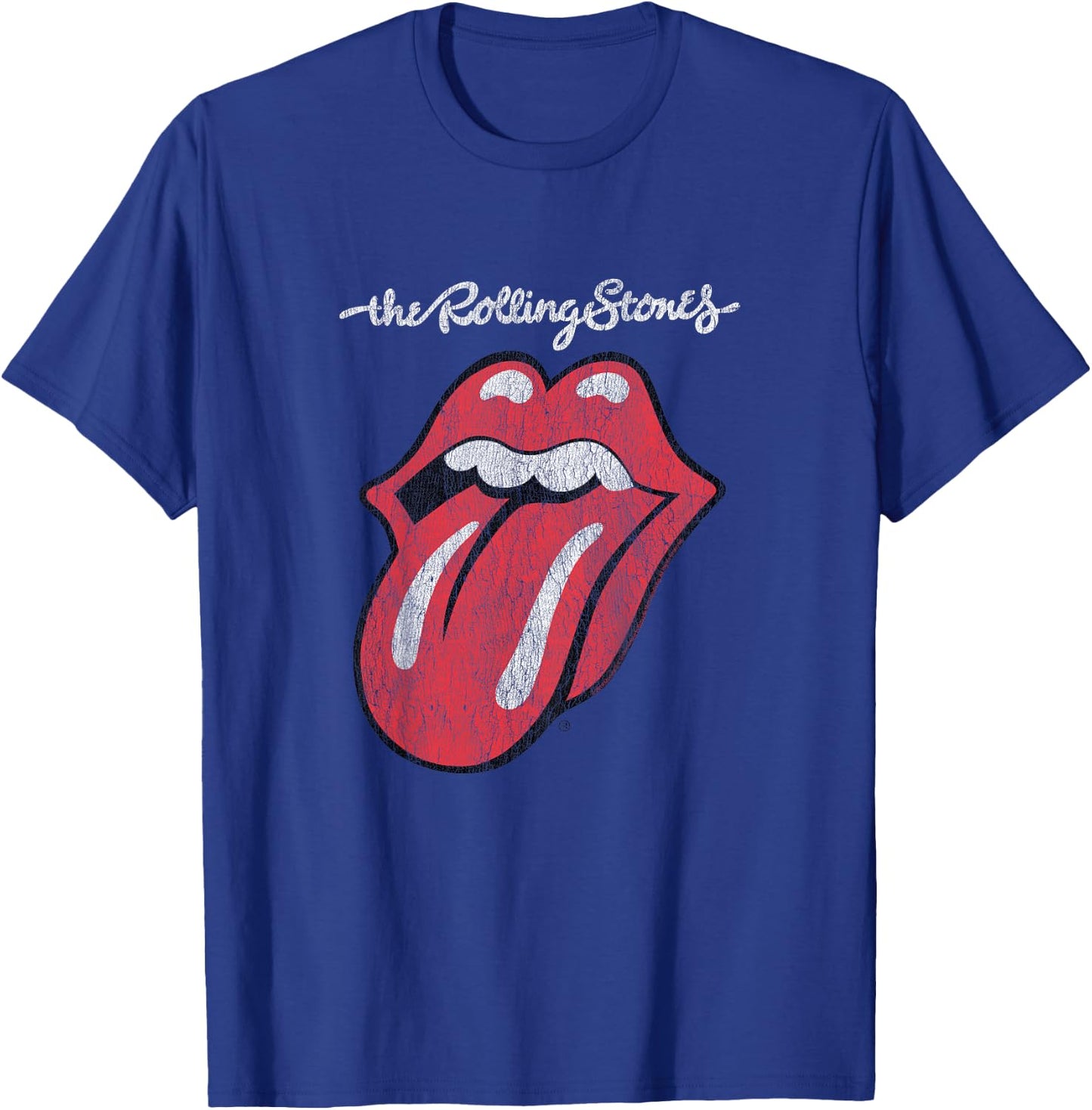 The Rolling Stones Script Tongue Logo T-Shirt - T-Shirt | Royal