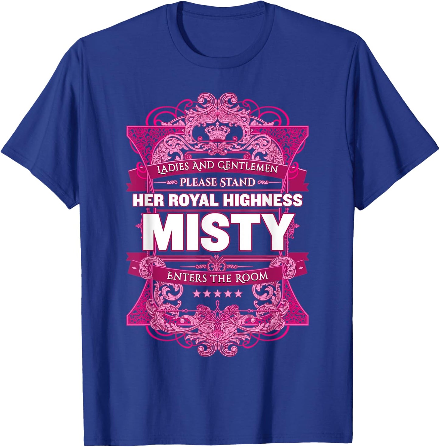 Misty First Name T-Shirt - T-Shirt | Royal