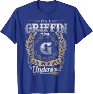 Griffin Last Name Shirt It's A Griffin Thing T-Shirt - T-Shirt | Royal