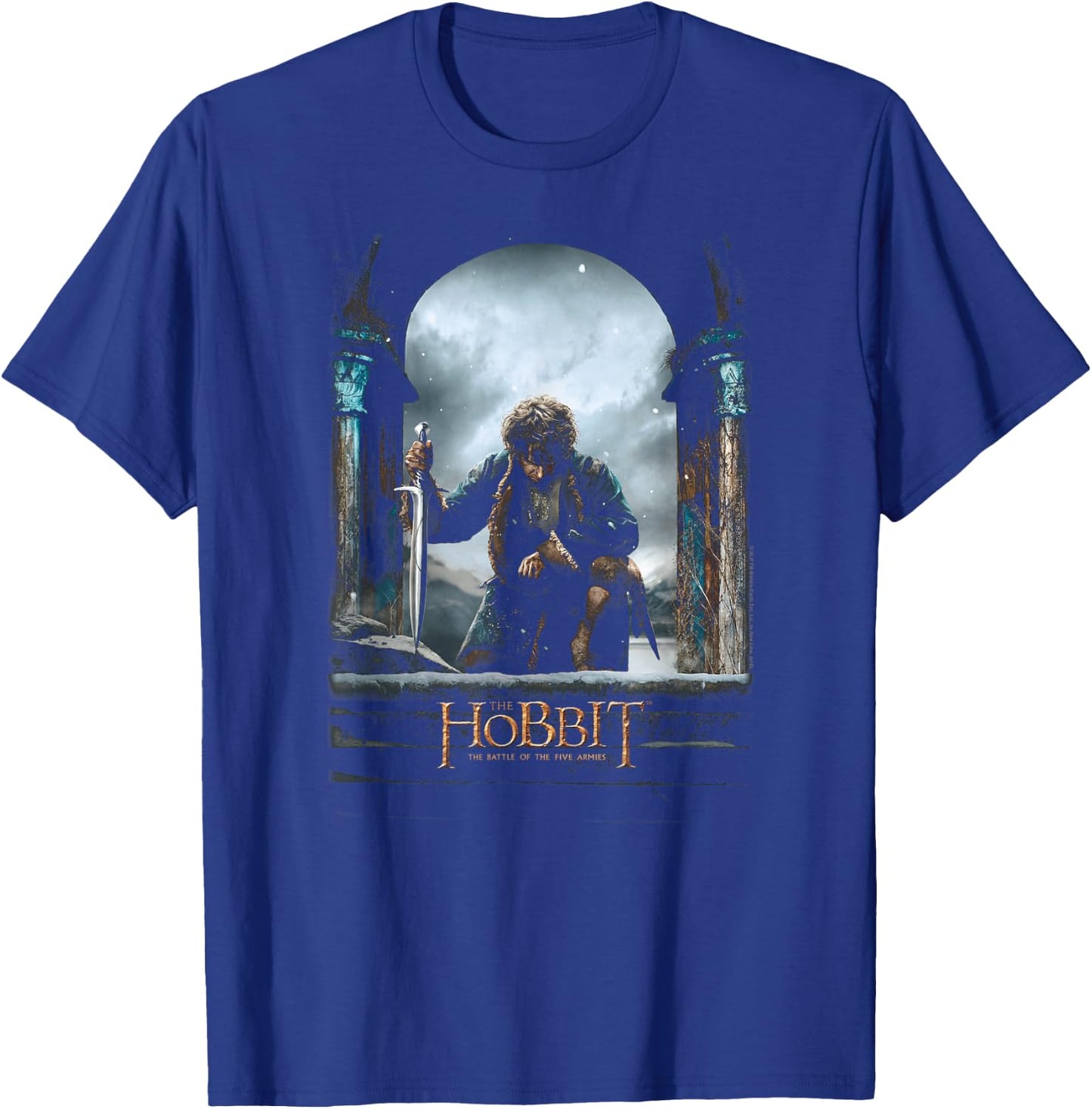 Hobbit Bilbo Kneel Poster T Shirt T-Shirt - T-Shirt | Royal
