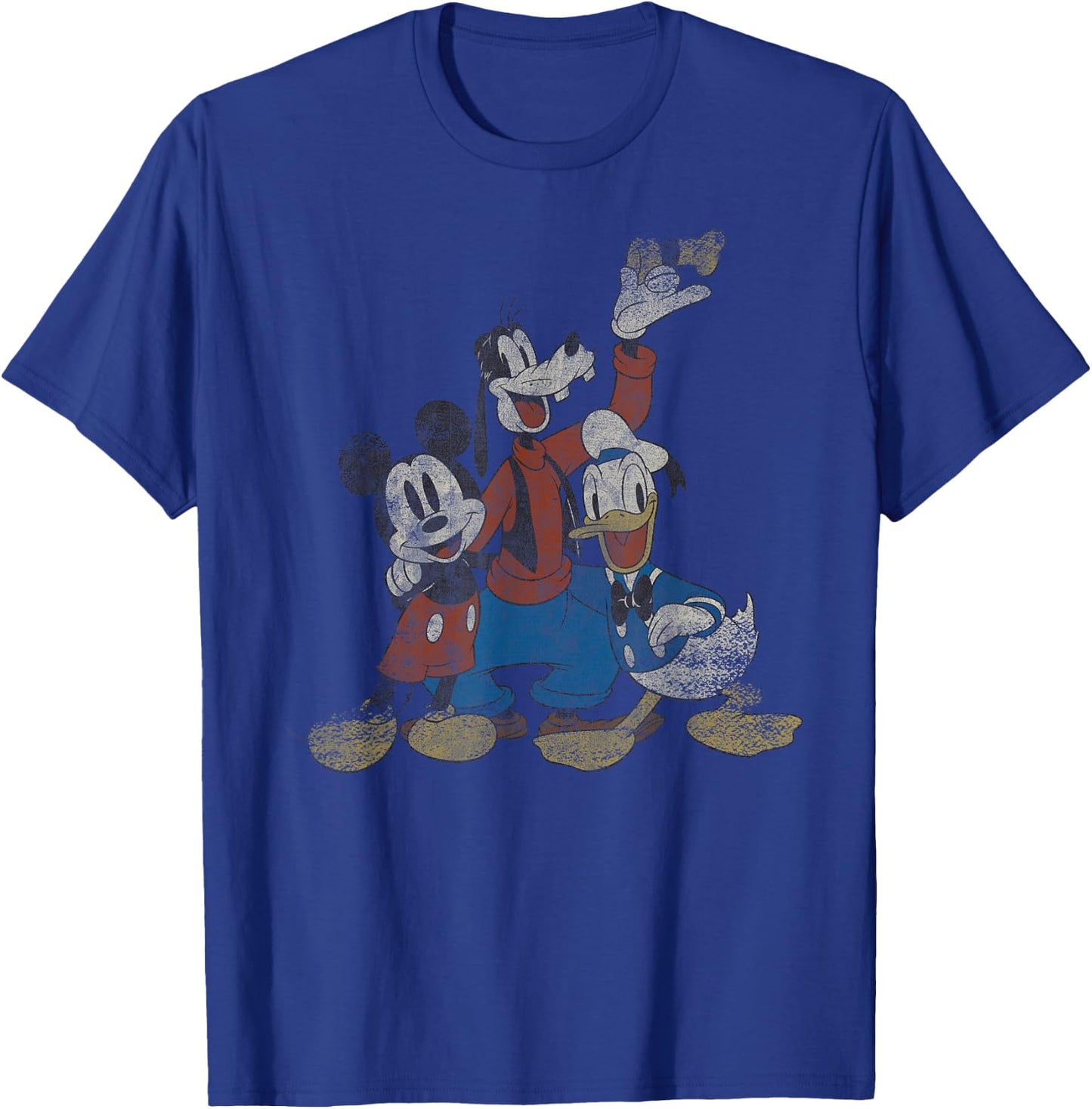 Disney Mickey Donald and Goofy Classic T-Shirt - T-Shirt | Royal