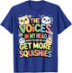Voices in My Head Slime Squish Squad Cute Squishies T-Shirt - T-Shirt | Royal