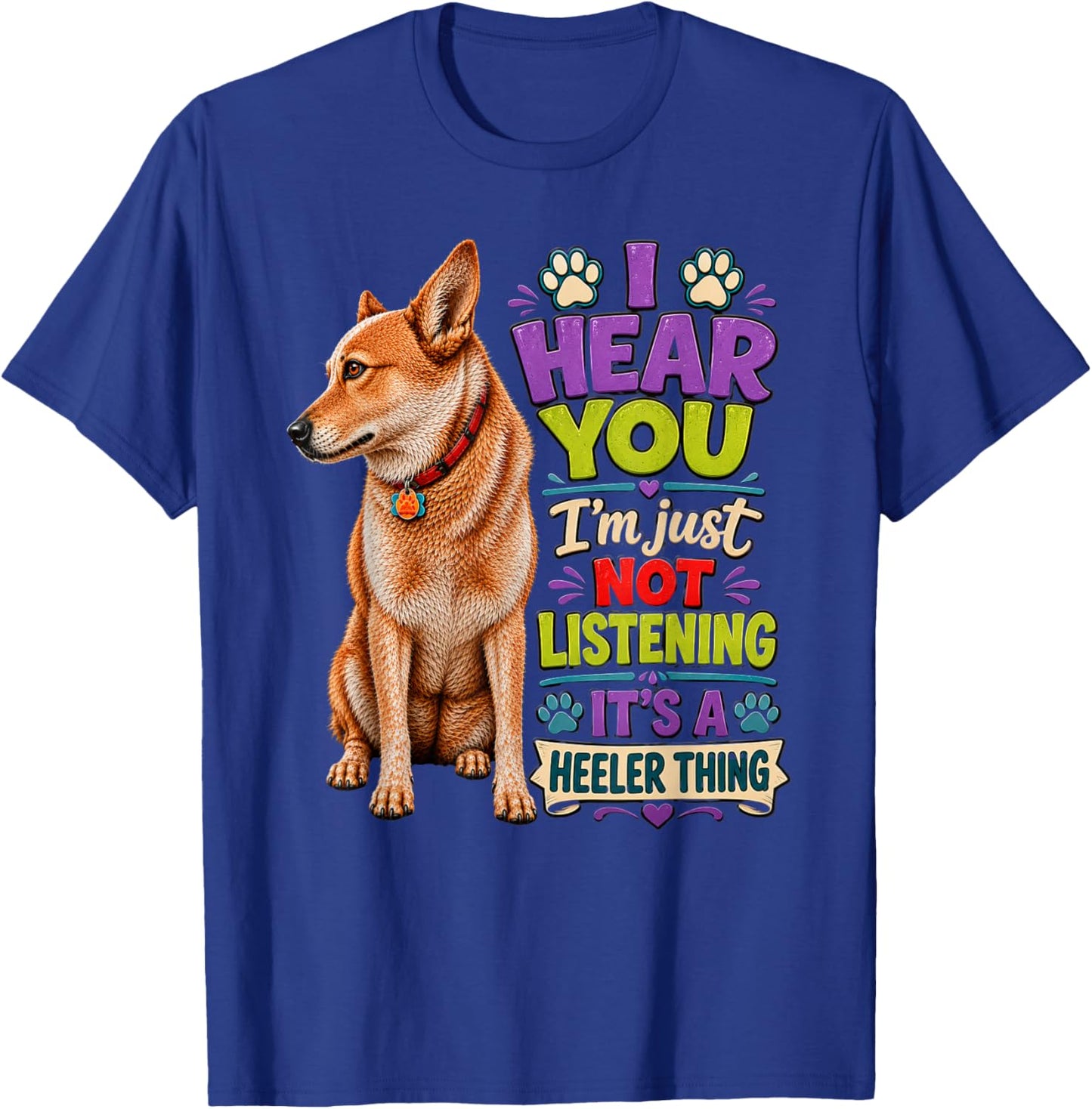 Red Heeler Farm Dog Sunset Australian Cattle Dog Shirt T-Shirt - T-Shirt | Royal