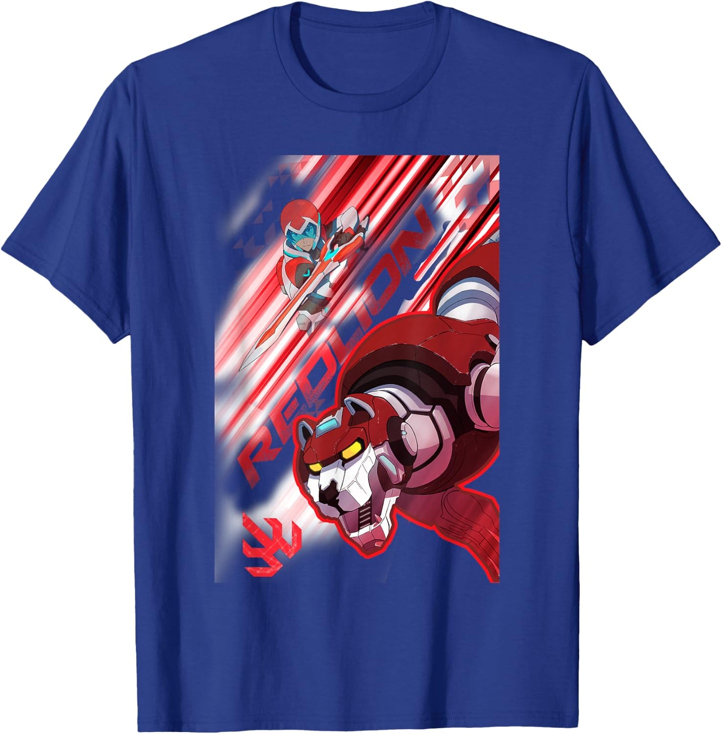 Voltron Legendary Defender Red Lion Keith T-Shirt - T-Shirt | Royal