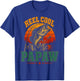 Reel Cool Papaw Vintage Fishing Retro Sunset Father's Day T-Shirt - T-Shirt | Royal