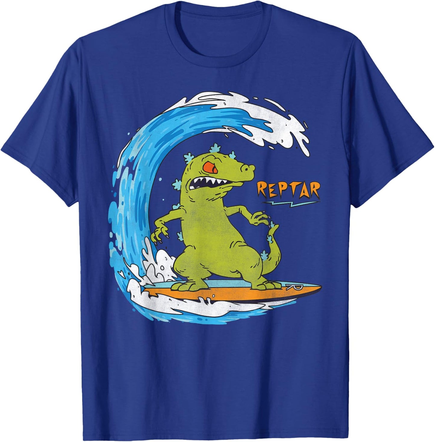 Nickelodeon Surfing Reptar Graphic T-Shirt - T-Shirt | Royal