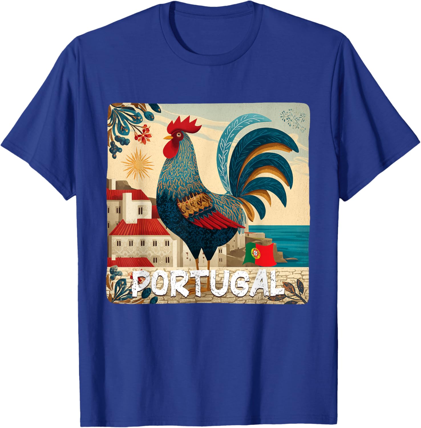 Amazing Portugal Rooster Costume for Boys and Girls T-Shirt - T-Shirt | Royal