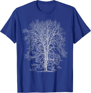 Oak Tree Lumberjacking Tree Natural Oak Tree T-Shirt - T-Shirt | Royal