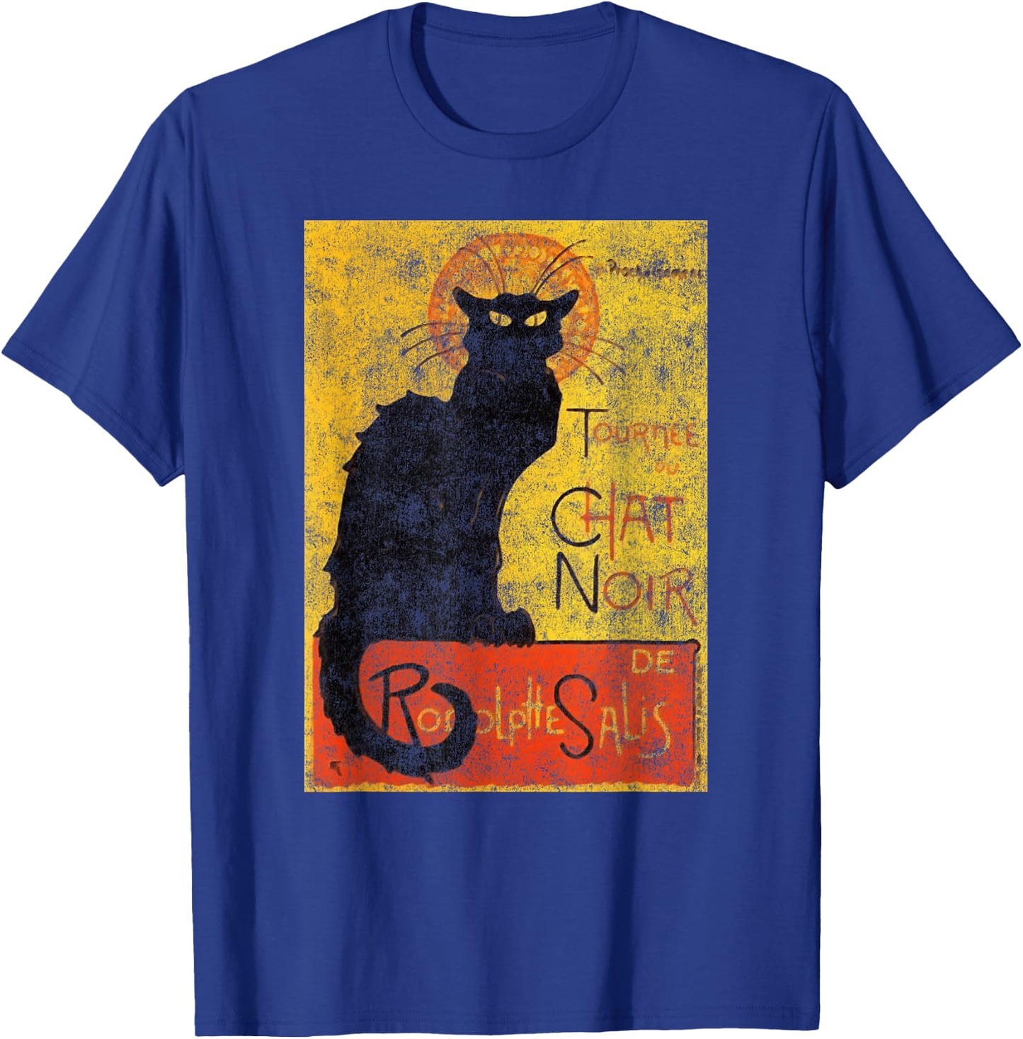 Vintage Tournee du Chat Noir Black Cat Halloween Women Kids T-Shirt - T-Shirt | Royal
