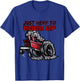 Tractor Pulling Shirt | Funny Just Here to Hook Up Pulling T-Shirt - T-Shirt | Royal