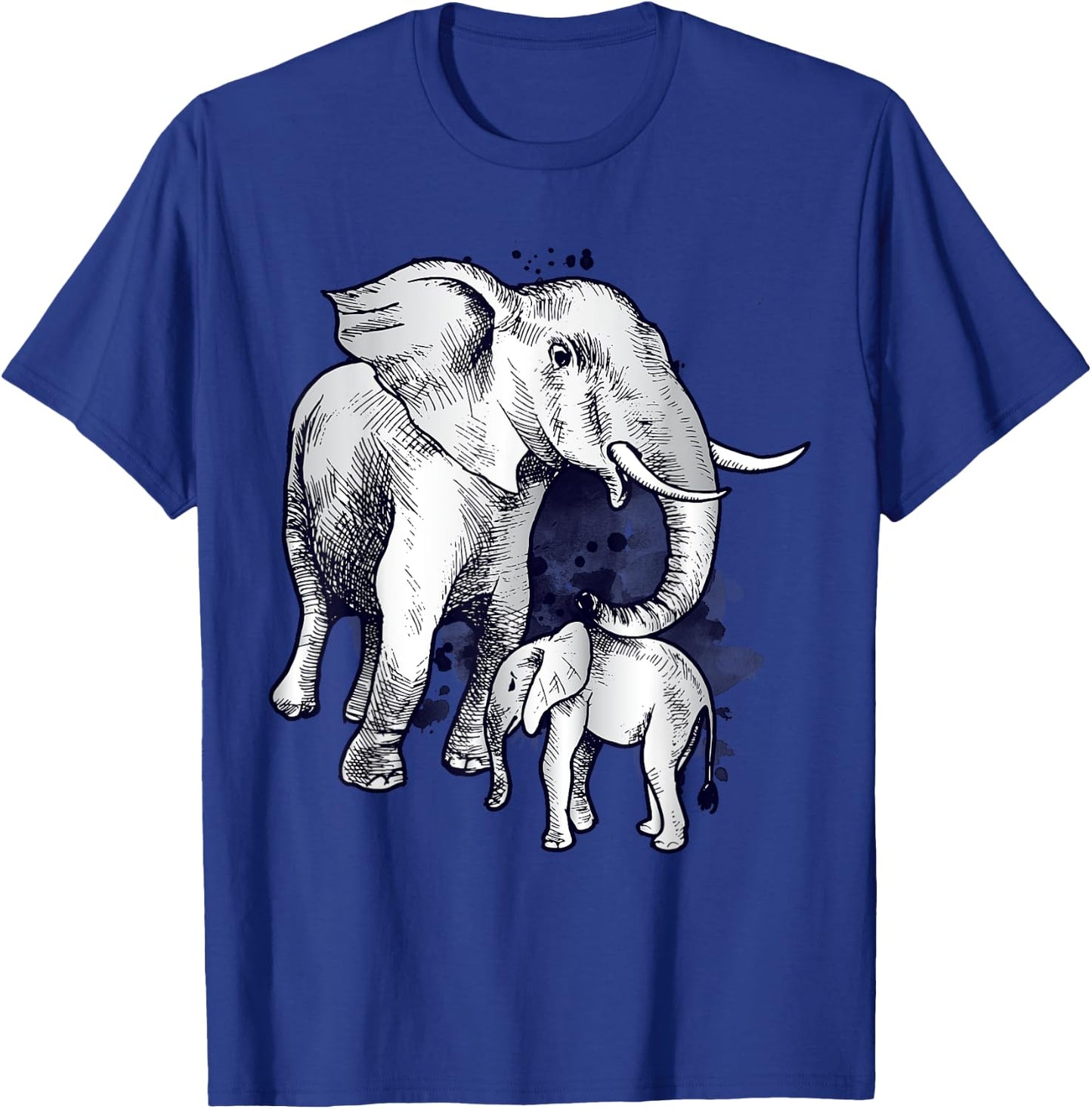 Beautiful Elephant Animal Wildllife Lover T-Shirt - T-Shirt | Royal