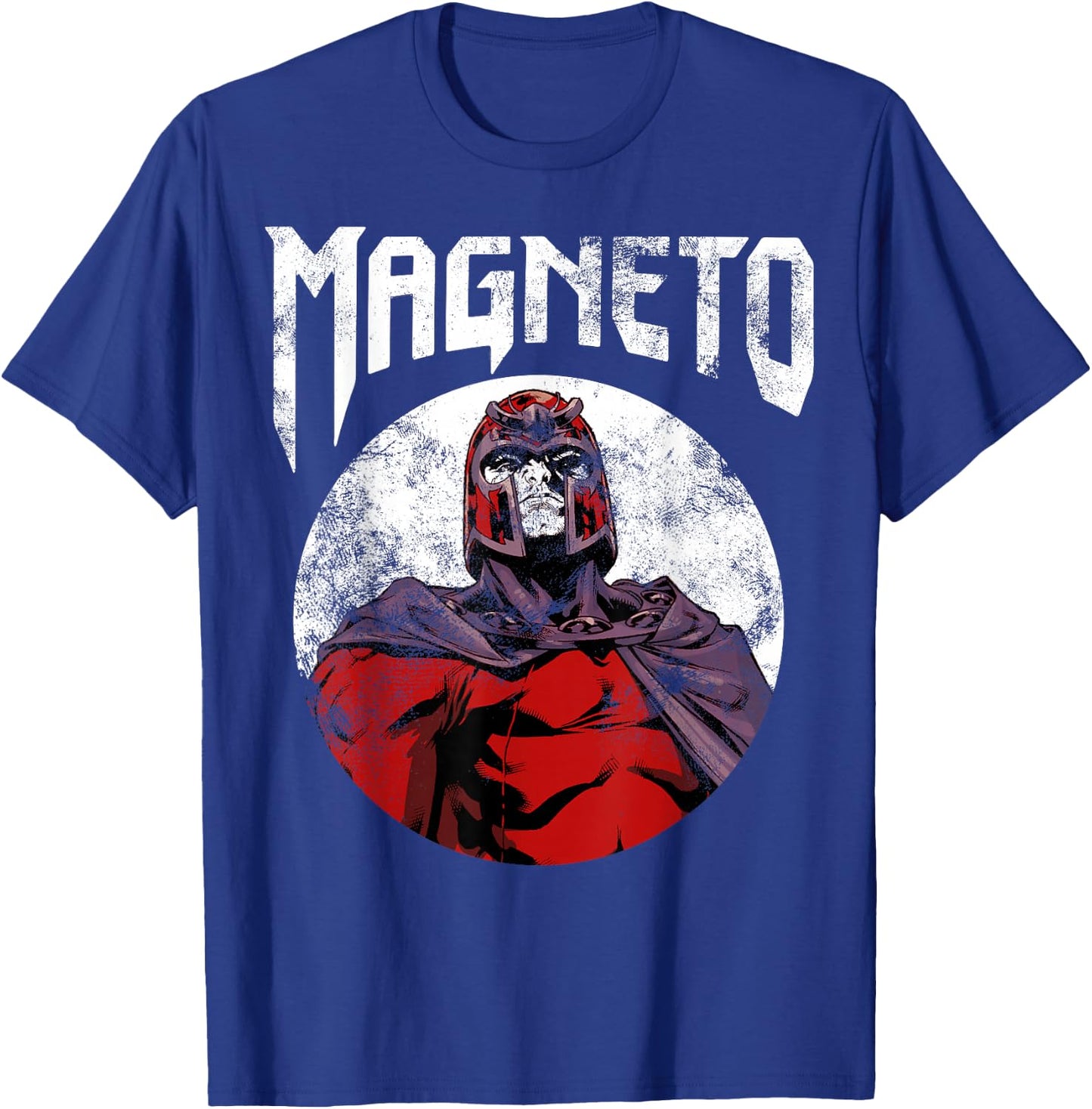 Marvel X-Men Magneto Classic Retro Rock Band Graphic T-Shirt - T-Shirt | Royal