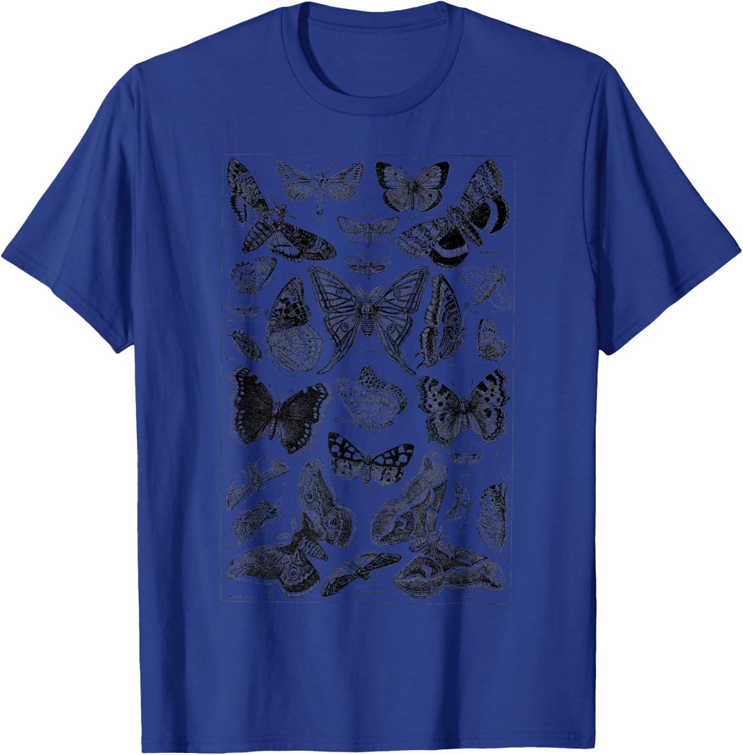 Vintage butterfly Illustration Butterflies Botanical Species T-Shirt - T-Shirt | Royal