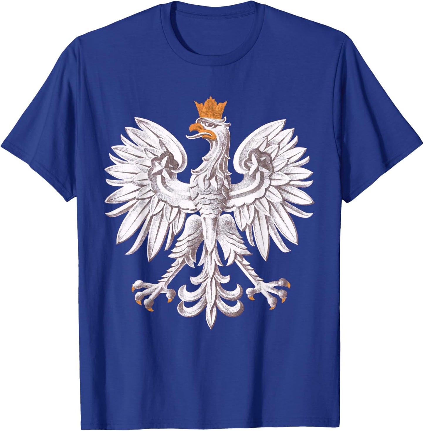 Vintage Polish White Eagle Poland Polska T-Shirt - T-Shirt | Royal