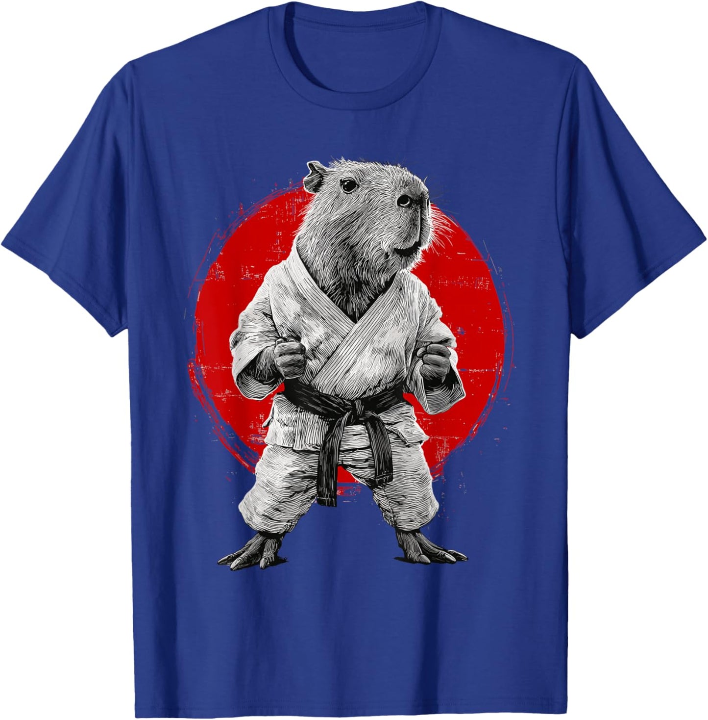Karate & Judo | Japanese Martial Arts, Japan, Capybara T-Shirt - T-Shirt | Royal