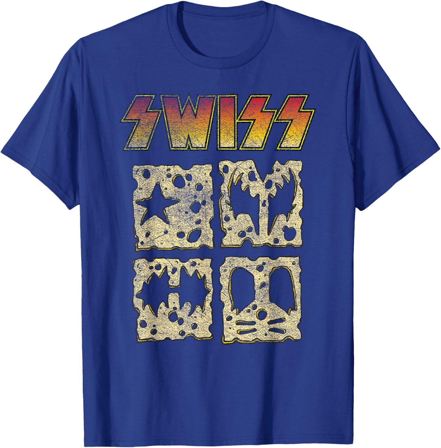 Cool Keto Cheesy Rock Roll Band T-Shirt - T-Shirt | Royal