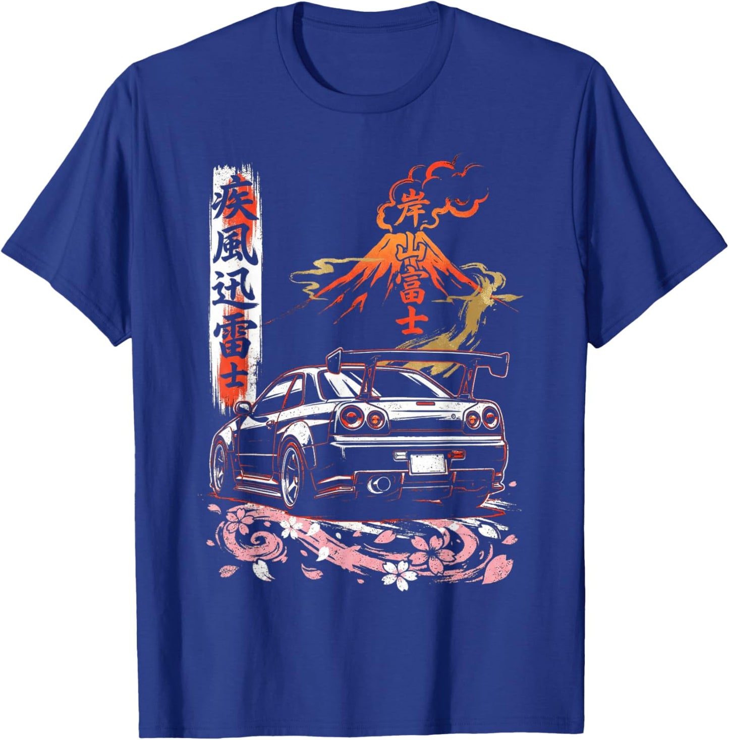 Cars Shirts Men JDM Drift Race Car Japan Domestic Market T-Shirt - T-Shirt | Royal