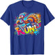 Turkey Costume Adult or Running Face Turkey Trot T-Shirt - T-Shirt | Royal