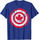 Captain Canada Flag T-Shirt - T-Shirt | Royal