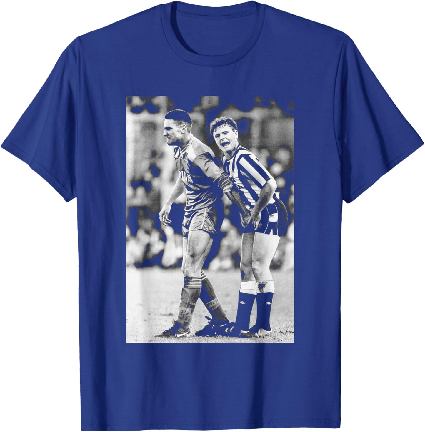 Vinnie Jones Grabs Gazza Gascoigne Newcastle Utd Football T-Shirt - T-Shirt | Royal