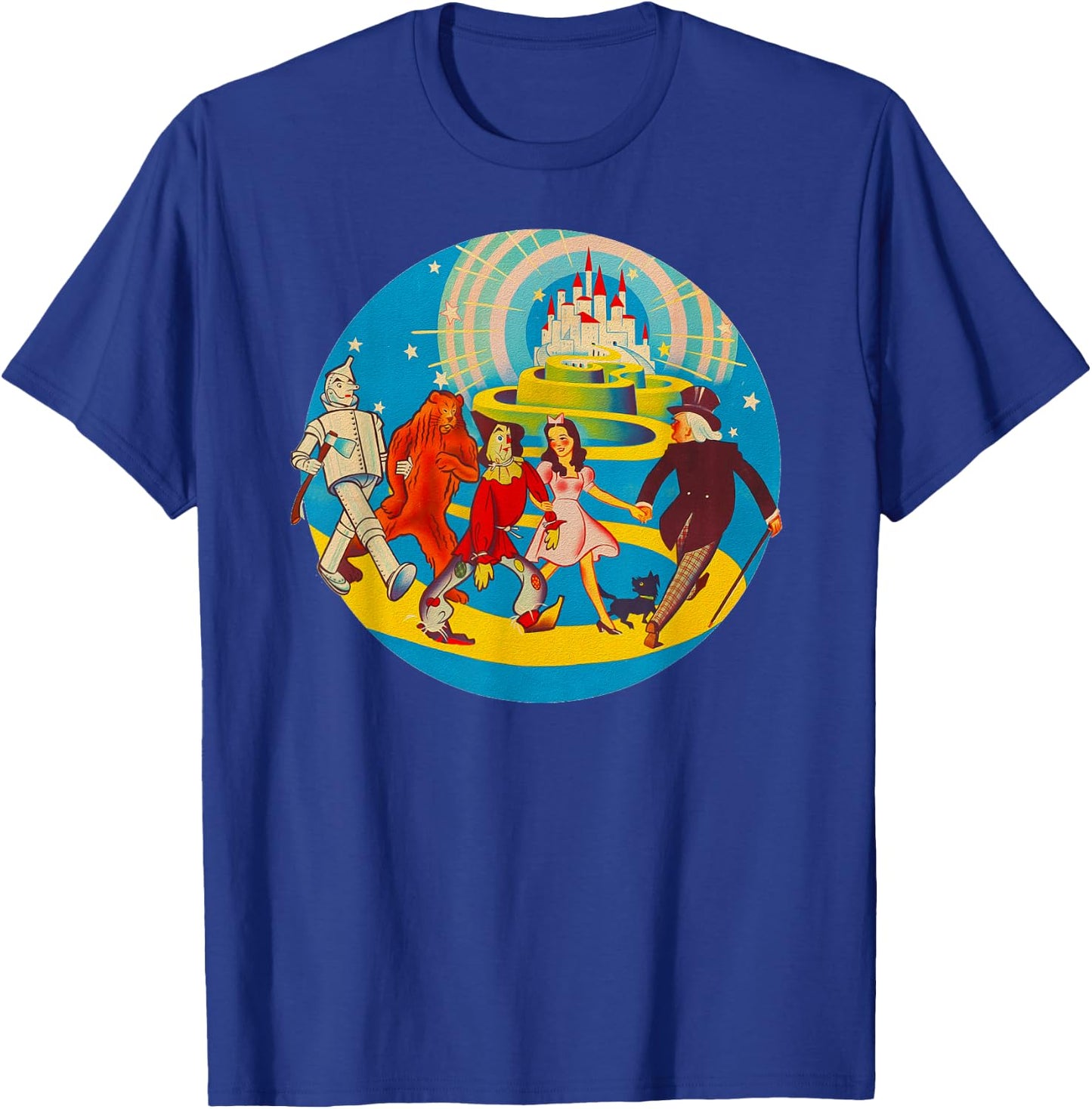 The Wizard of OZ Art Tin Man Lion Scarecrow Dorothy T-Shirt - T-Shirt | Royal