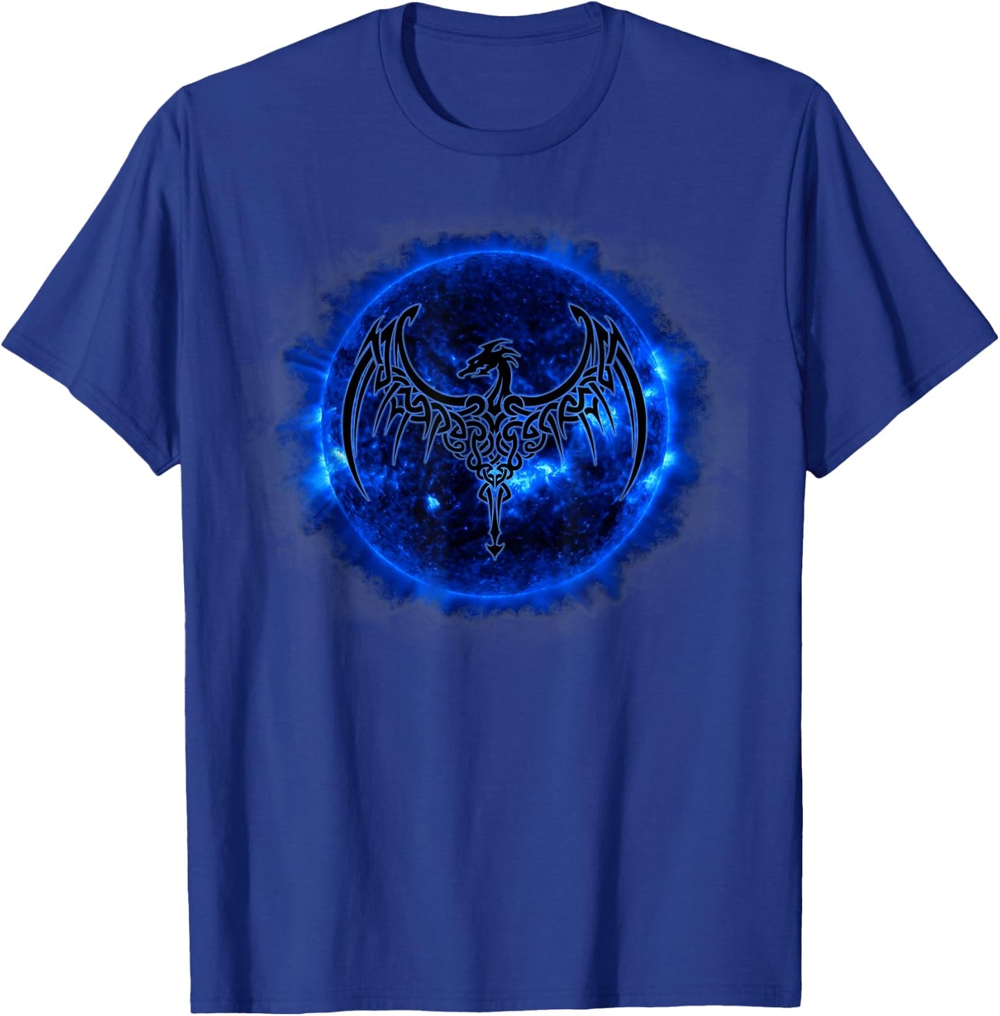 Celtic Dragon Blue Sun T Shirt Tattoo T-Shirt - T-Shirt | Royal
