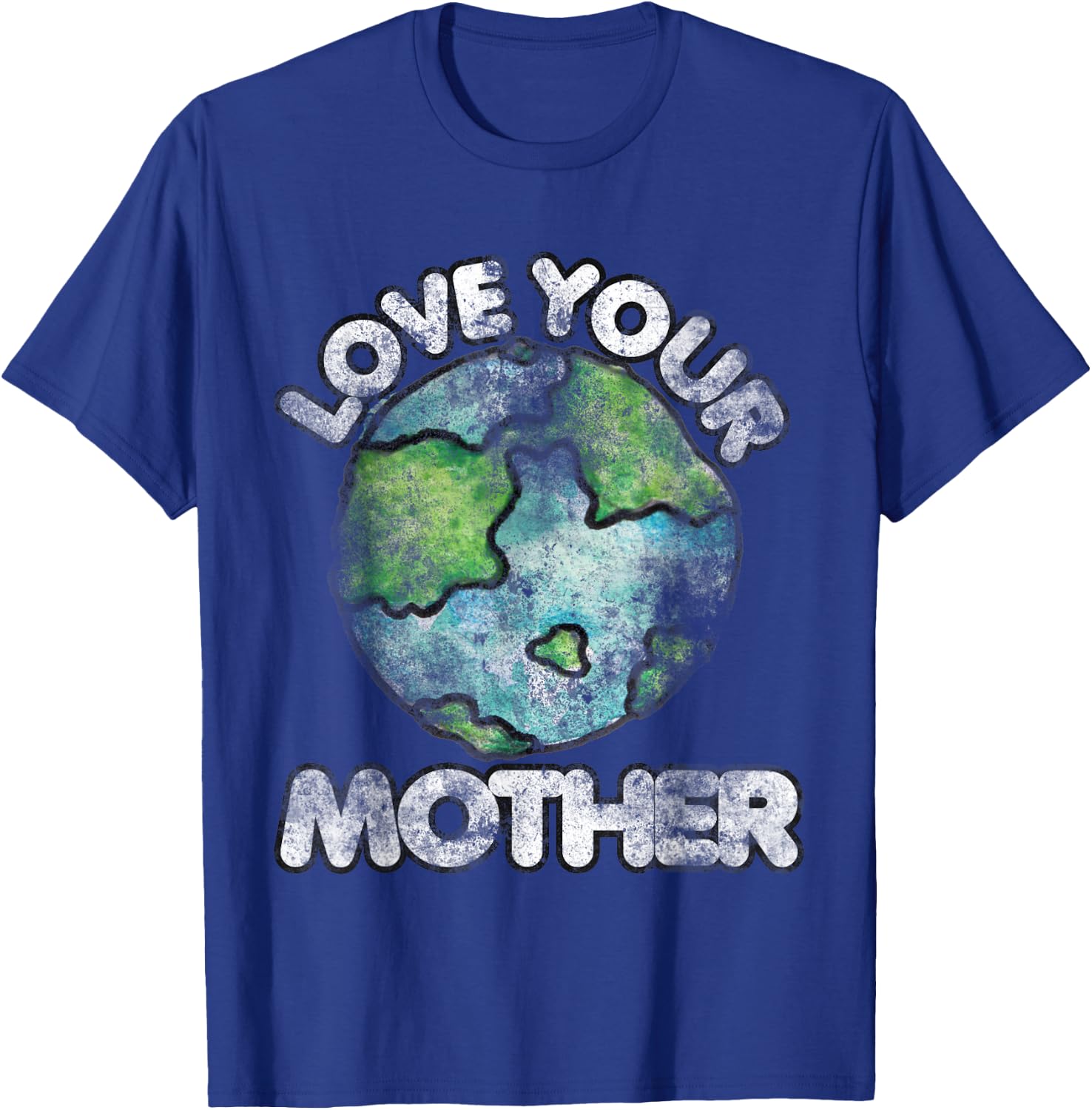 Love your mother shirt vintage earth day T-Shirt - T-Shirt | Royal