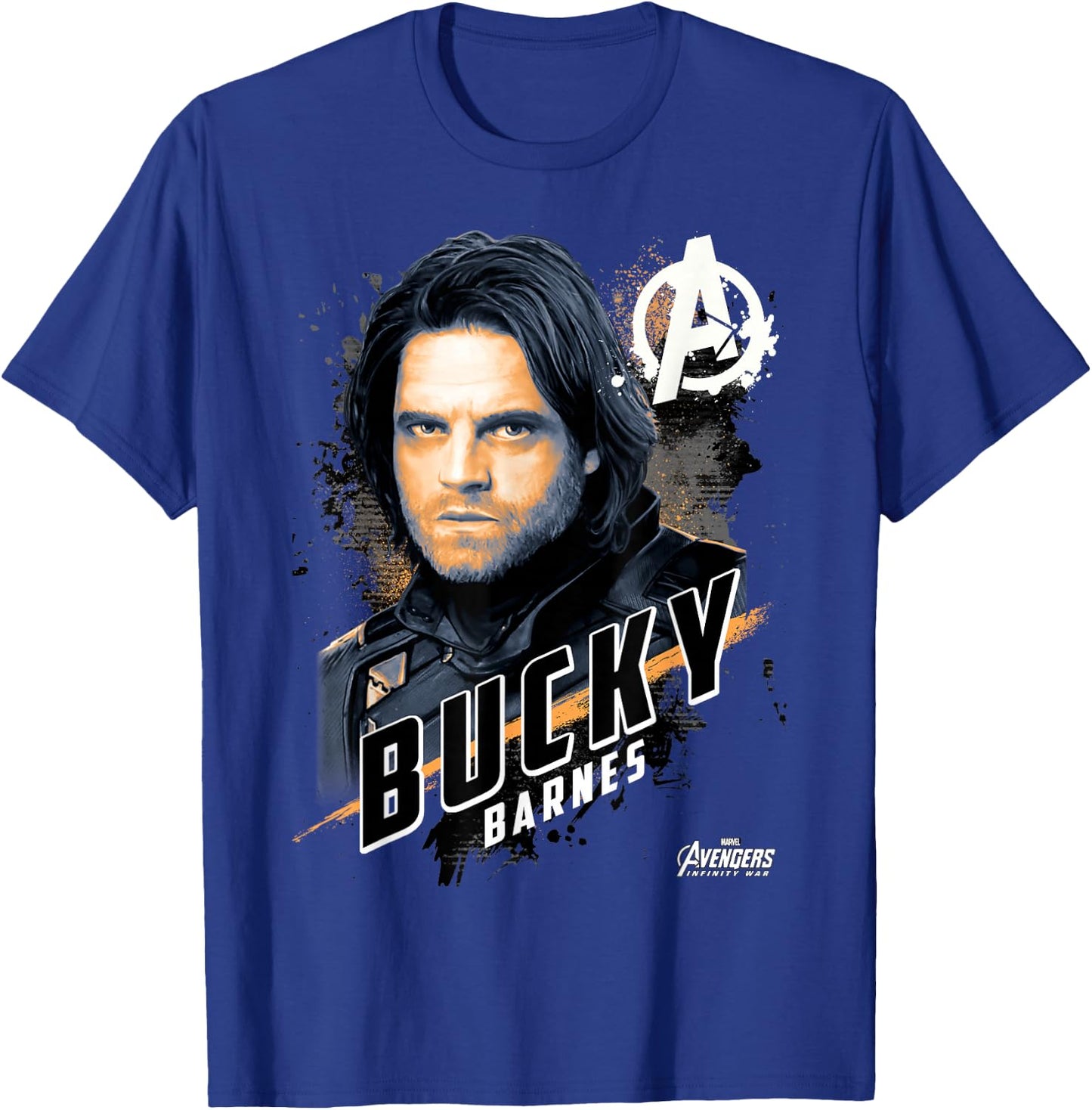Marvel Avengers Infinity War Bucky Barnes Graphic T-Shirt - T-Shirt | Royal