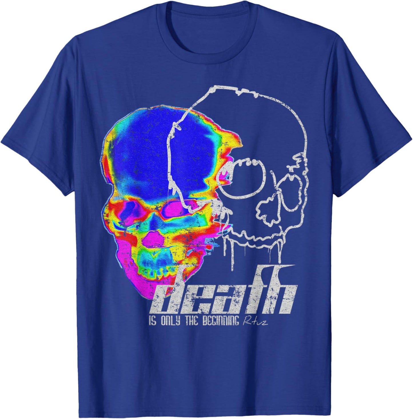 Aesthetic Clothes Retro Vintage Streetwear Fashion Women Men T-Shirt - T-Shirt | Royal