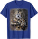 Polar Bear as Army Commando in Full Tactical Gear T-Shirt - T-Shirt | Royal